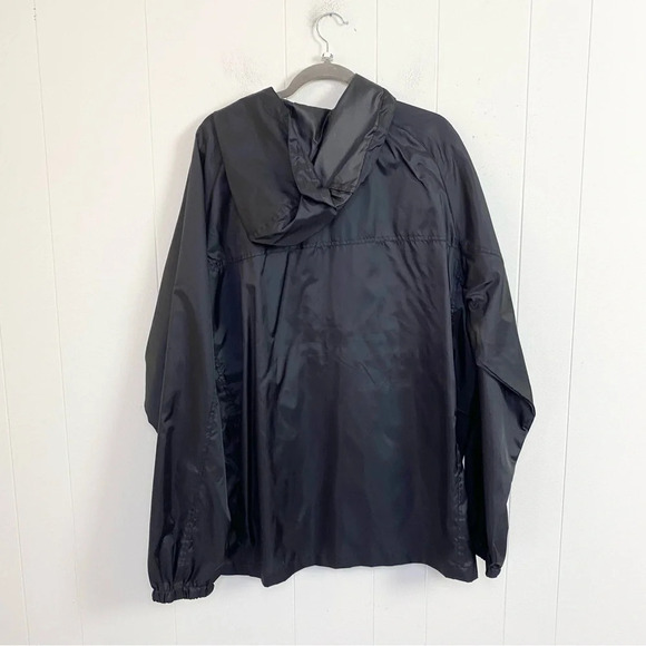 ✨24. Eddie Bauer Black Packable Wind Jacket men’s size 2XL - Picture 7 of 8